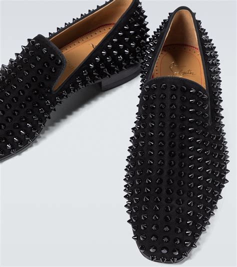 christian louboutin spike loafer shoes reps